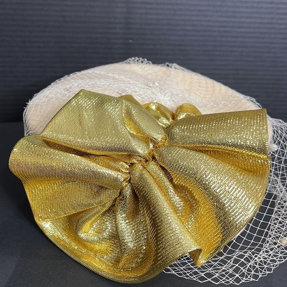 Vintage Mr. Charles Statement Hat with Veil - Picture 12 of 16
